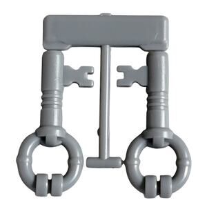 LEGO Antique Key 2 Pk Dark Stone Bluish Gray 40359 4287814 Replacement‎ Parts
